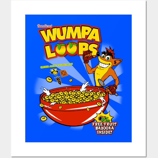 Wumpa Loops Wall Art by Manoss